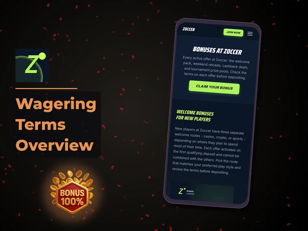 zoccer - Wagering Terms Overview