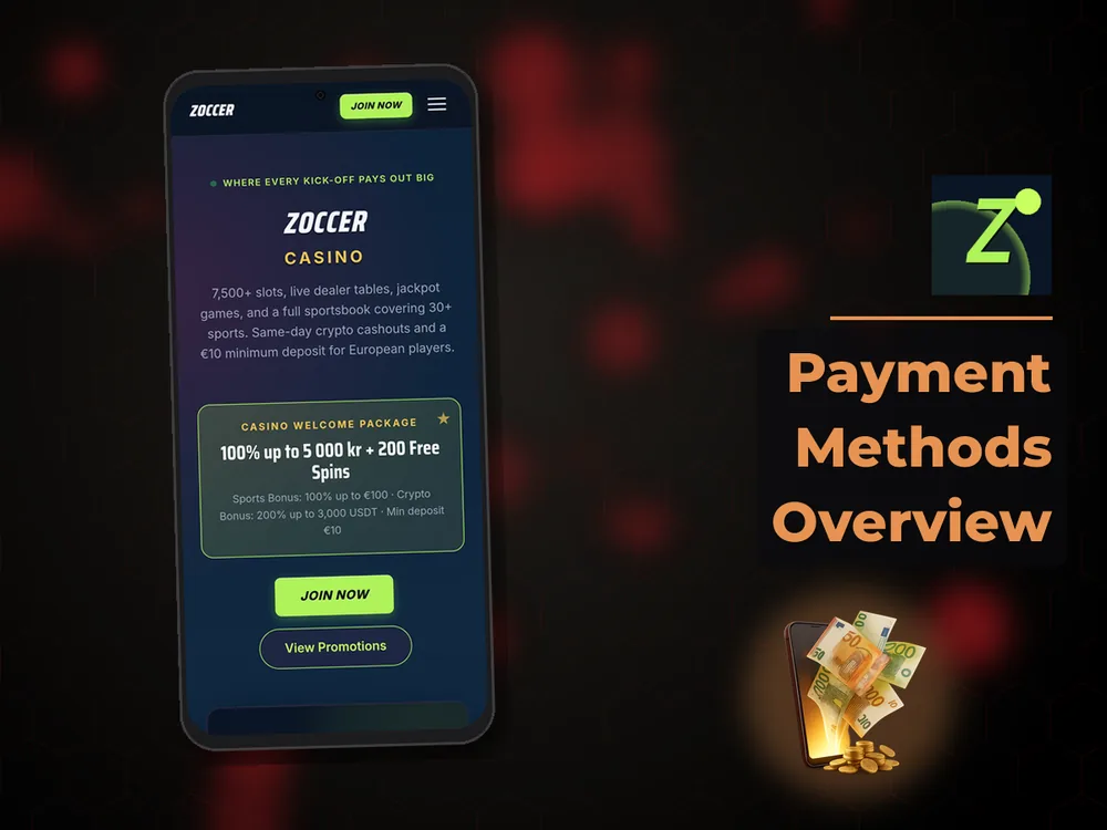 zoccer - Payment Methods Overview
