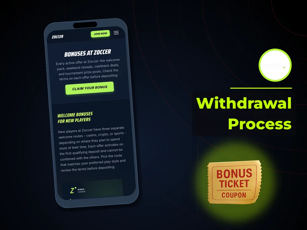 zoccer - Withdrawal Process
