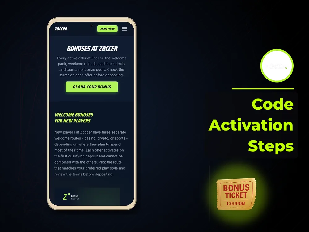 zoccer - Code Activation Steps