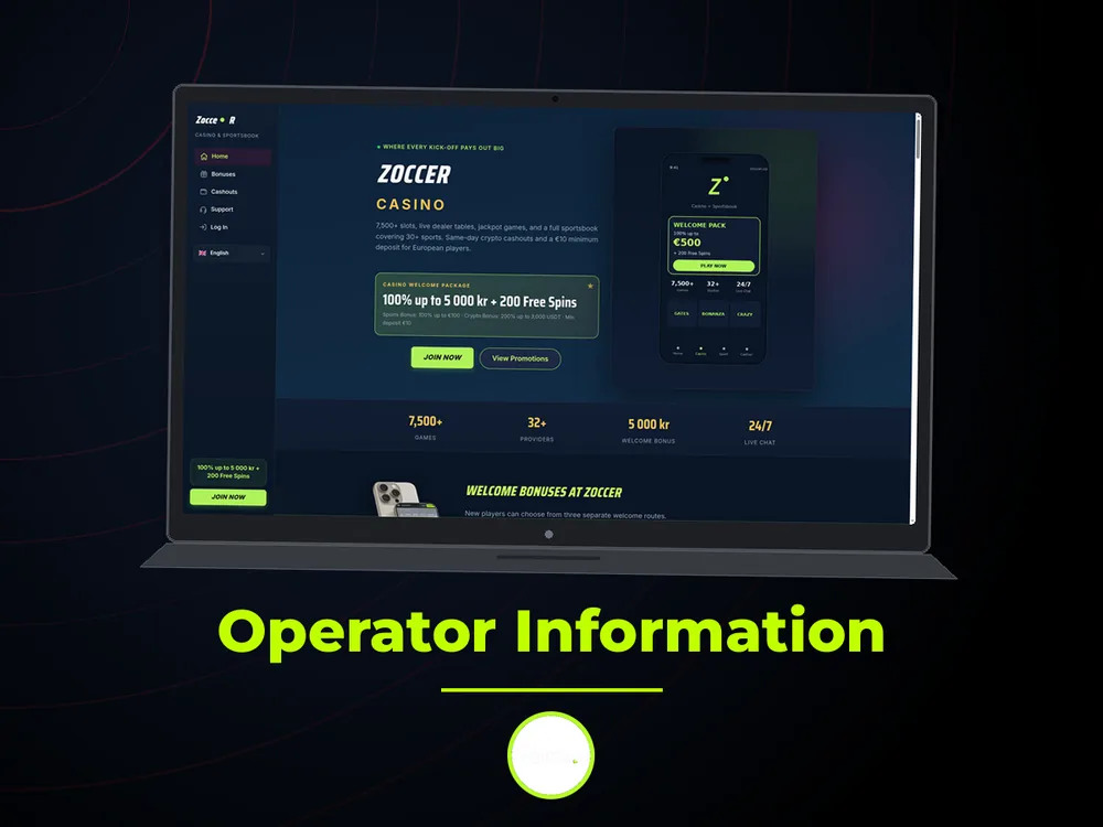 zoccer - Operator Information