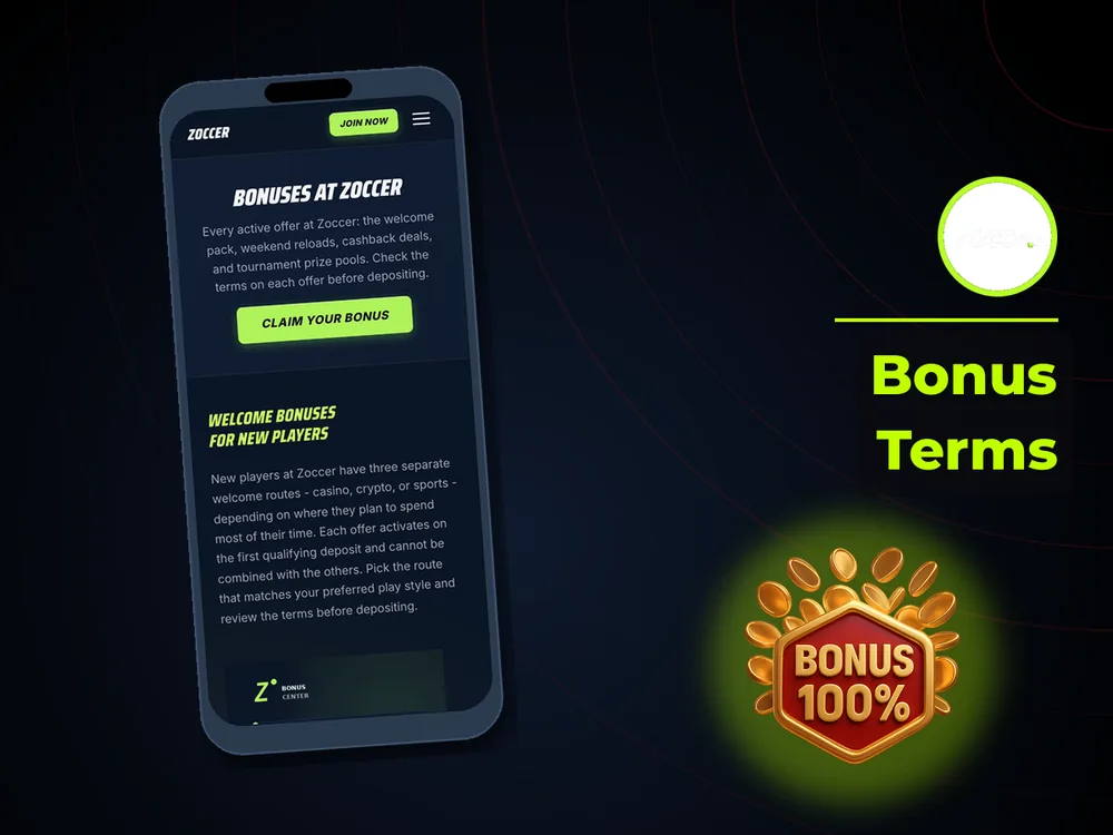 zoccer - Bonus Terms