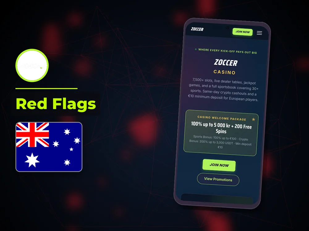 zoccer - Red Flags