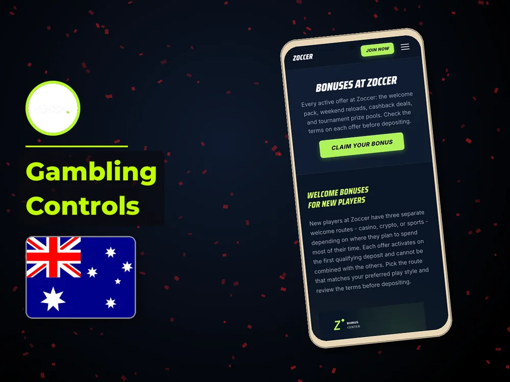 zoccer - Gambling Controls