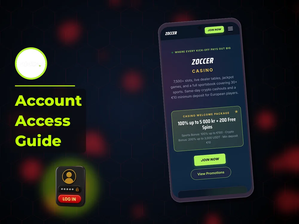 zoccer - Account Access Guide