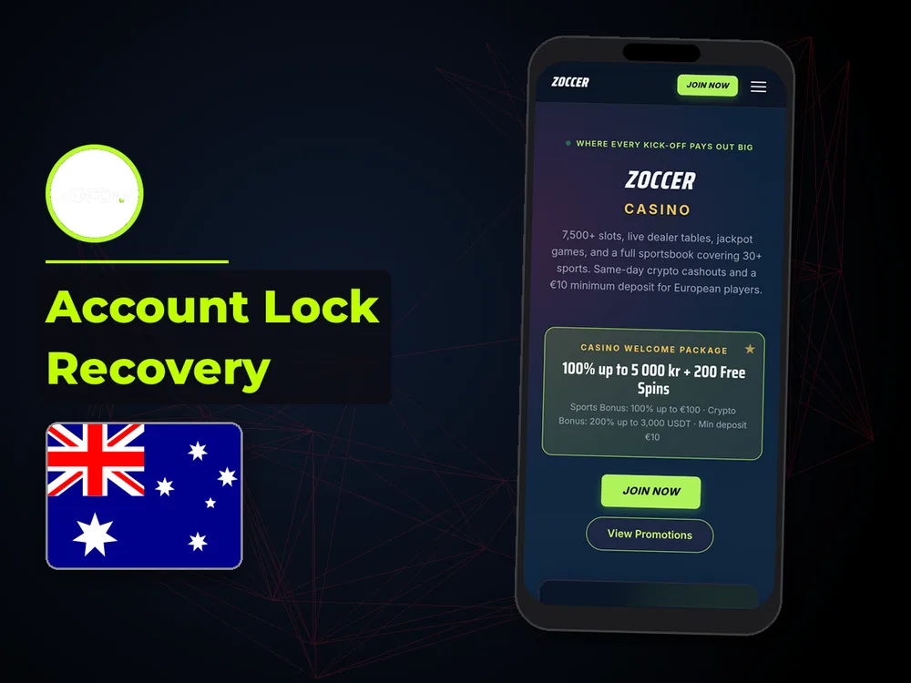 zoccer - Account Lock Recovery