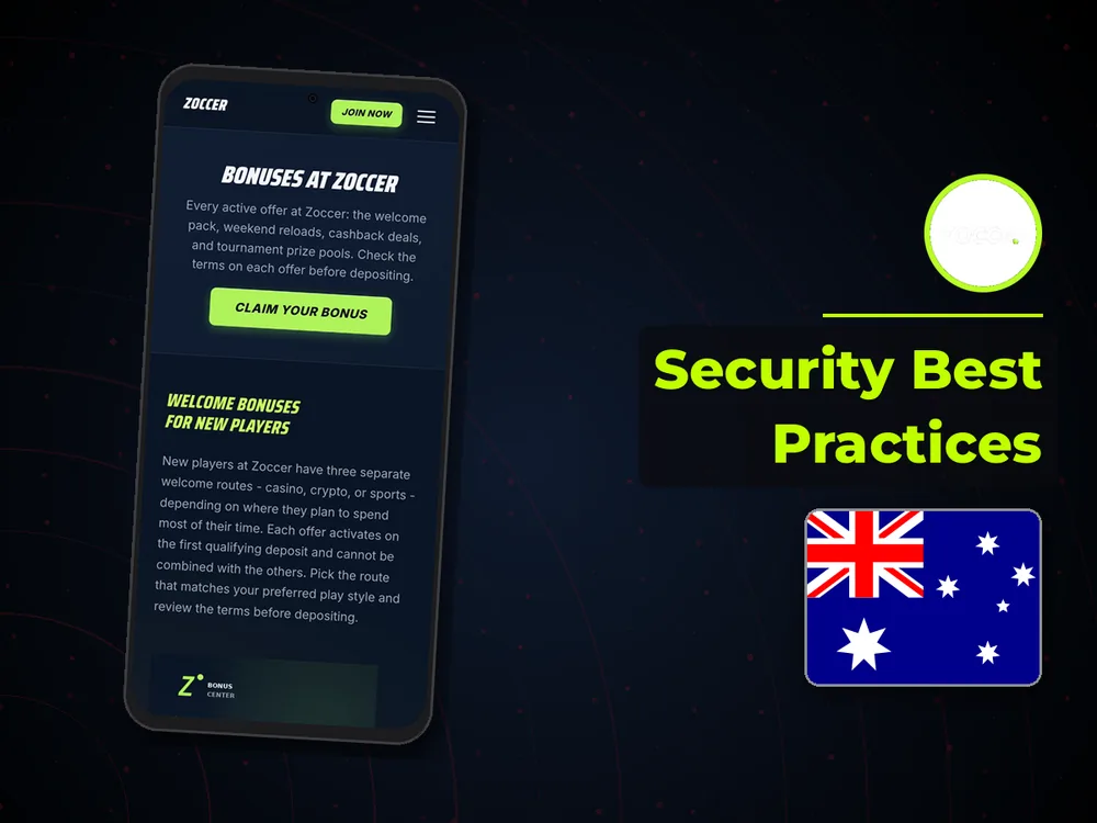 zoccer - Security Best Practices