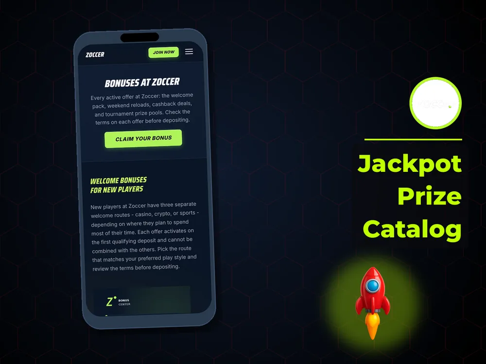 zoccer - Jackpot Prize Catalog
