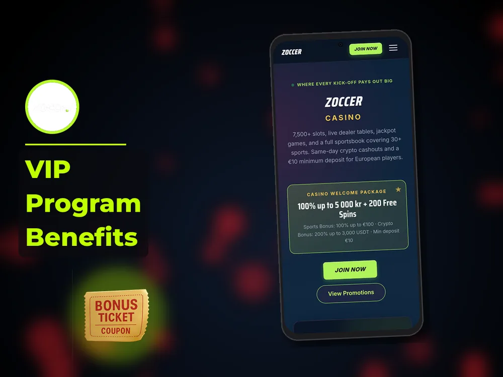 zoccer - VIP Program Benefits