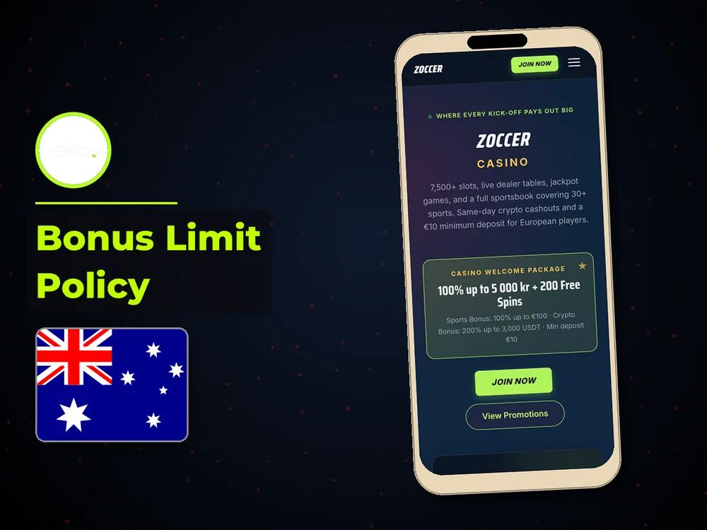 zoccer - Bonus Limit Policy