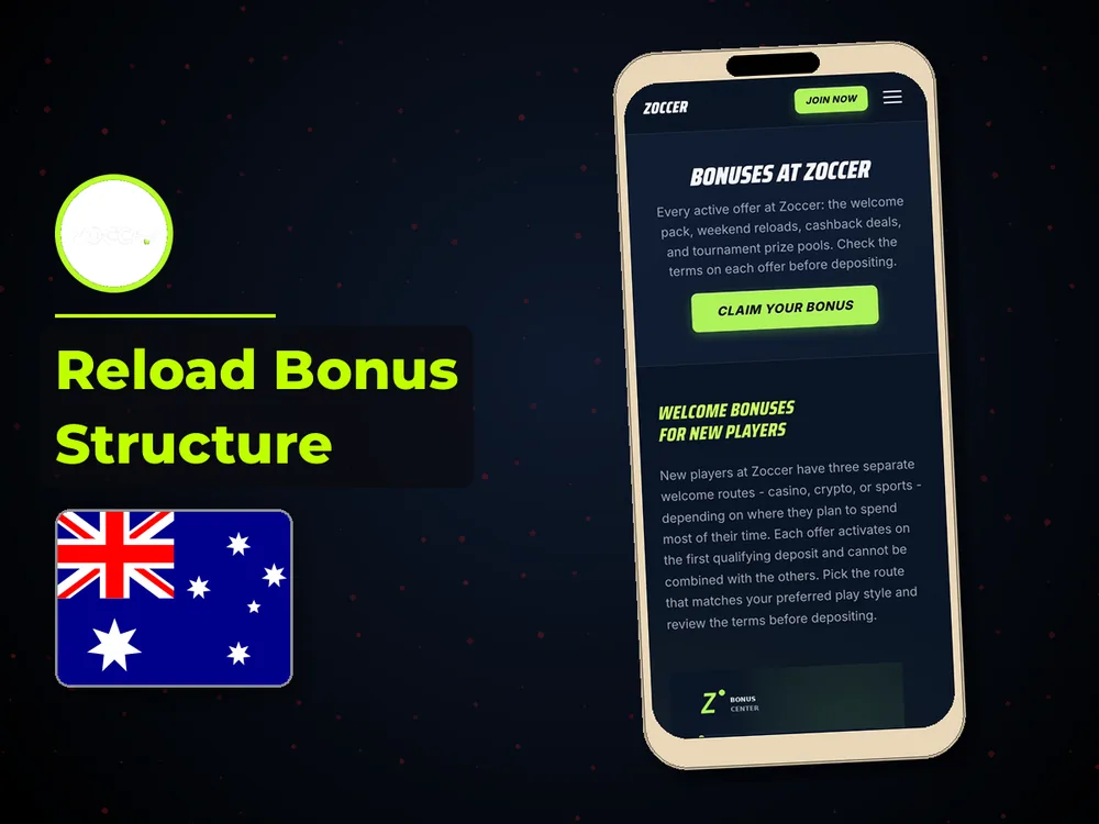 zoccer - Reload Bonus Structure