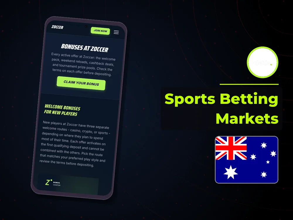zoccer - Sports Betting Markets